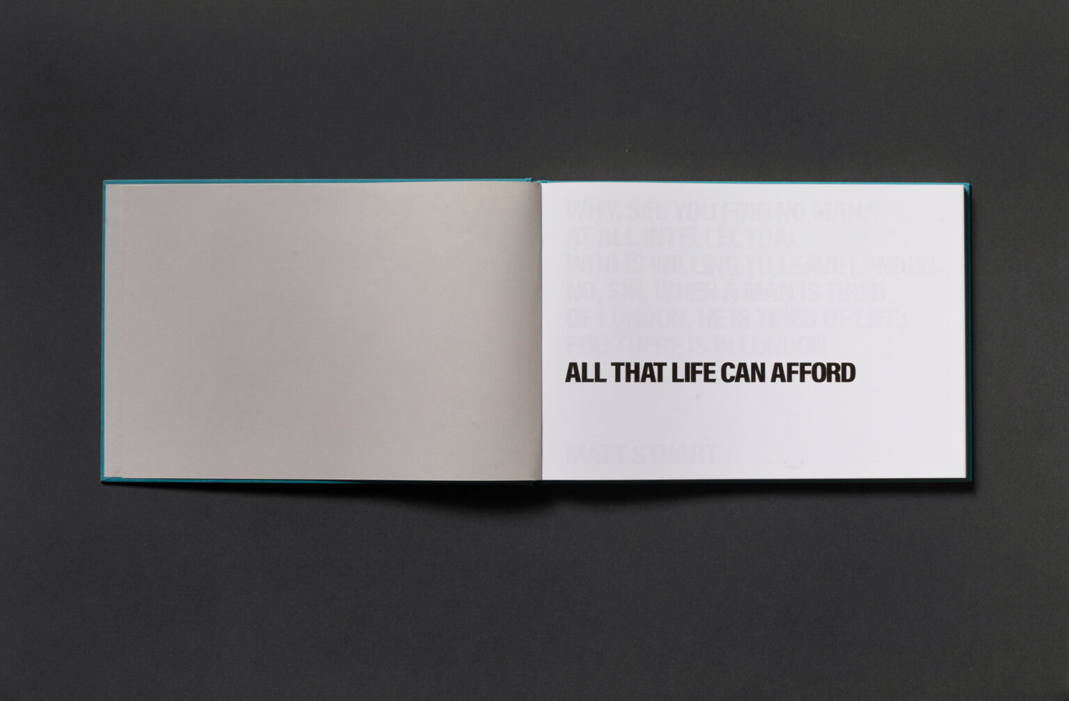 All That Life Can Afford – Bluecoat Press